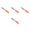 4Pièces Outils Démontage Grip Golf Orange Acier 4