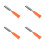 4Pièces Outils Démontage Grip Golf Orange Acier 5