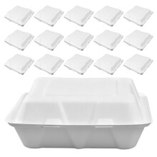 50 Pièces Boîtes Alimentaires Demi-Lune Pour Hamburger Sandwich