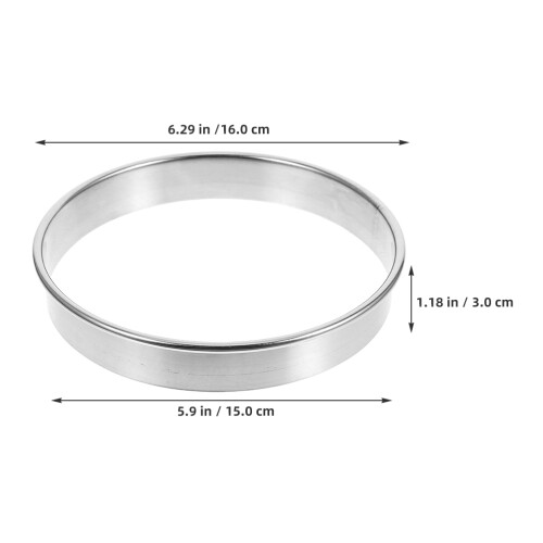 Stainless Steel Pizza Saucing Ring For Baking And Kitchen Use 2