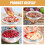 Stainless Steel Pizza Saucing Ring For Baking And Kitchen Use 7