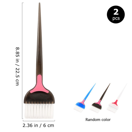 2Pcs Durable Hair Color Applicator Comb Hair Dyeing Tool Assorted 1