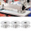 Handmade Patch Clothes Bobbin Set Metal Sewing Machine Bobbins with Shuttle Holder Stop Spinning Quickly Prevent Thread Tangling Compact Size 6