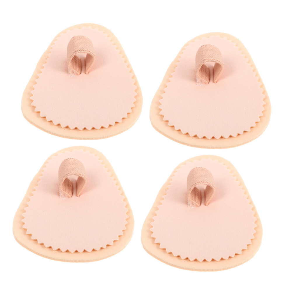 Toe Separator 4pcs Adjustable Soft Silicone Spacer for Overlapping Toes Forefoot Cushion Pads