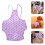 1Pièces Culotte Sanitaire Violet En Coton Pour Chiot 7