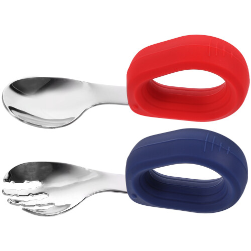 1Ensemble Ensemble Fourchette Bébé Silicone Pour Repas