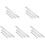 15 Pcs Steel Ruler Office Multi-Purpose Ruler Art 2