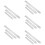 15 Pcs Steel Ruler Office Multi-Purpose Ruler Art 10