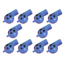 40Pcs Sky-Blue Plastic Sports Whistles with Hanging Circle for Kids