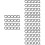 80 Pcs Thickened Curtain Rod Rings Hanging Fixing Accessories 7