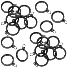 80 Pcs Thickened Curtain Rod Rings Hanging Fixing Accessories
