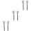 3 Pairs Retractable Drum Brushes Wire Sticks For Jazz Drums 6