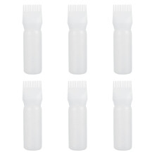 12Pcs Salon Root Comb Bottles for Precise Hair Dye and Oil Application