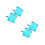 4Pièces -Partition Pliable ABS Bleu Réglable Pour Enfants 9