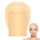 5Pcs Fine Workmanship Khaki Latex Bald Caps Makeup Wig Accessory 6