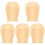 5Pcs Fine Workmanship Khaki Latex Bald Caps Makeup Wig Accessory 9