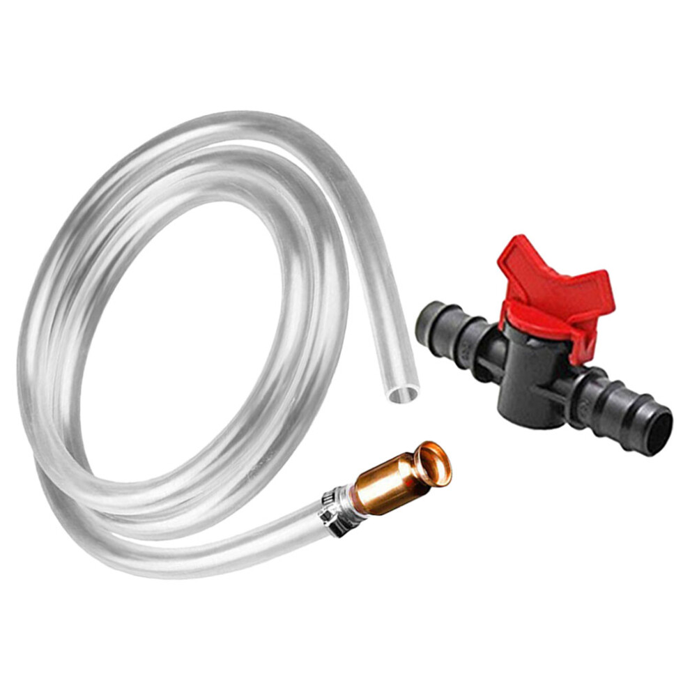 2Pcs Siphon Pump Hose 1/2 Inch Copper Pvc Oil Transfer For Gasoline 3622894361042