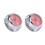 4Pcs Stylish Red Ring Watch Mini Time Display for Women 1