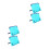 4Pièces -Partition Pliable ABS Bleu Réglable Pour Enfants 8