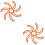 2Pcs Silicone Riding Protector Breathable Orange Padding 8