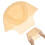 5Pcs Fine Workmanship Khaki Latex Bald Caps Makeup Wig Accessory 5