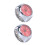 4Pcs Stylish Red Ring Watch Mini Time Display for Women 10