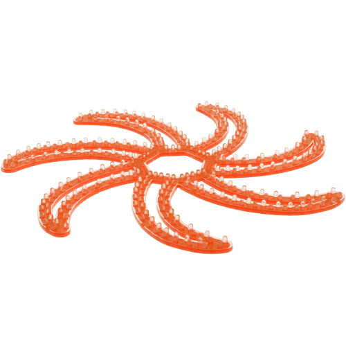2Pcs Silicone Riding Protector Breathable Orange Padding 1
