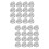 400 Pcs  Caps Pvc Pin Backs Keepers Replacement Brooch Clasp 7