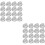 400 Pcs  Caps Pvc Pin Backs Keepers Replacement Brooch Clasp 6