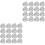 400 Pcs  Caps Pvc Pin Backs Keepers Replacement Brooch Clasp 3