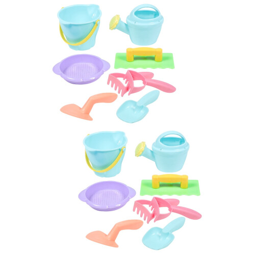 2 Sets Kids Beach Sand Play And Digging Toys 1