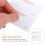 72Pcs Eyebrow Stencil Makeup Kit Reusable Template 8