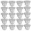 400 Pcs  Caps Pvc Pin Backs Keepers Replacement Brooch Clasp 9
