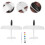 2 Sets Hand Toss Plane Foam White Model Flight 48c 8