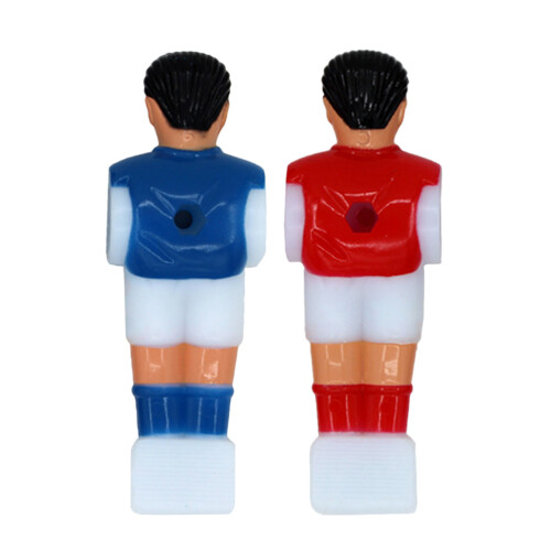 9pcs plastic table football men replacement parts red 2