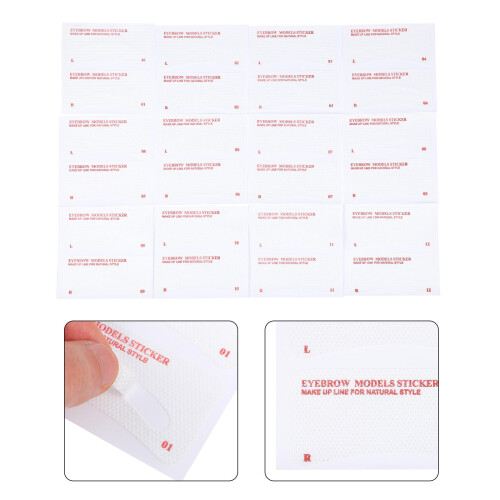 72Pcs Eyebrow Stencil Makeup Kit Reusable Template 2