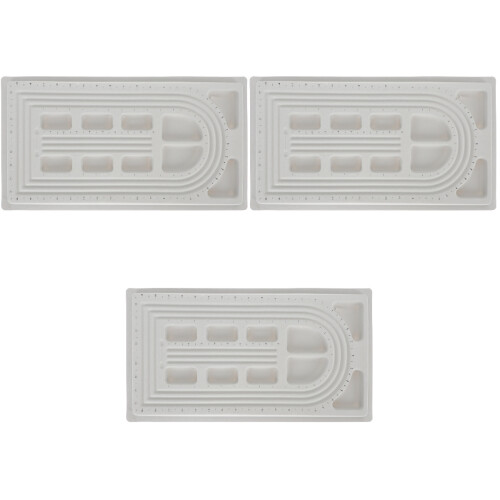 3pcs Bead Chain Dial Wear Beads Plastic Making Board 2