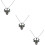 3 Sets Metal Bull Head Pendant Key Crafts Abalone Shellfish 7