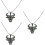 3 Sets Metal Bull Head Pendant Key Crafts Abalone Shellfish 6