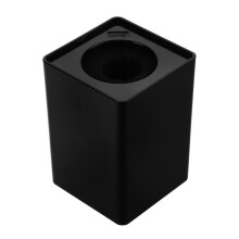 5Pcs Black Plastic Mic Flag Cube Compatible Microphone Holder Cover