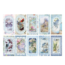 Materiais para Scrapbook com Decoração Vintage, Folhas de Papel Estéticas e Fofas para Álbum de Fotos, Caderno de Desenho, Diário de Gratidão,