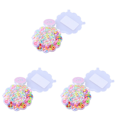 3 Sets 520Pcs Assorted Beads Set For Jewelry Making Craft Kits 1