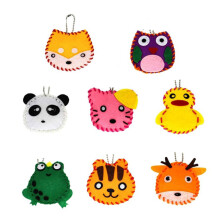 Cute Appearances Family Gathering, Diy Craft Kits Felt Animals Learn To Sew For Creative Fun And Parent-Child Interaction, Includes 8 Different