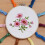21Pc Assorted Color Cotton Linen Cloth Embroidery Kit for Beginners 9