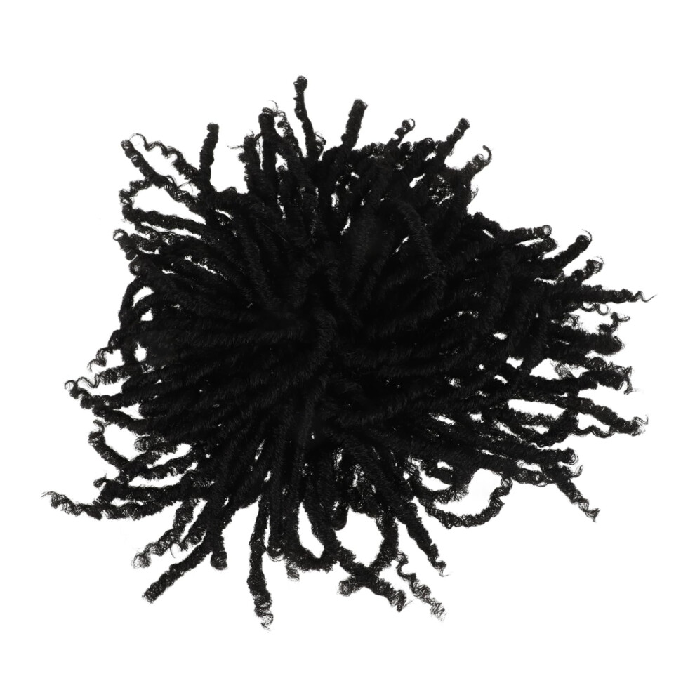 Braided Curly Crochet Hair Extensions Synthetic Wig for Women Natural Curl Pattern Lightweight Fit