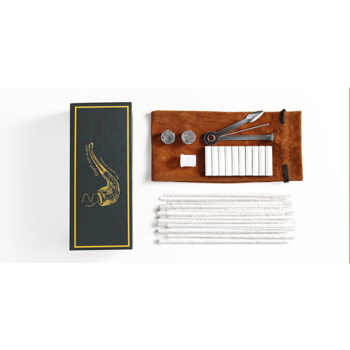 Elegant Pipe Set With Foldable Stand, Solid Ebony Pipe Ensures Timeless Beauty And Durability, Complete Beginner Kit With Accessories And 2
