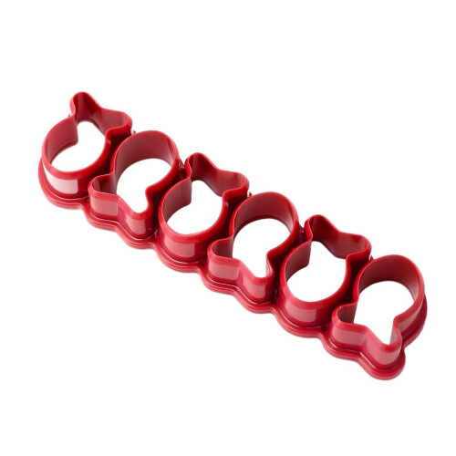 Fish Cookie Cutter Multipurpose Kitchen Accessory Versatile Baking And Crafting Thick Base Incisive Bottom Easy To Use Food Safe Plastic Tool 2
