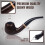 Elegant Pipe Set With Foldable Stand, Solid Ebony Pipe Ensures Timeless Beauty And Durability, Complete Beginner Kit With Accessories And 6