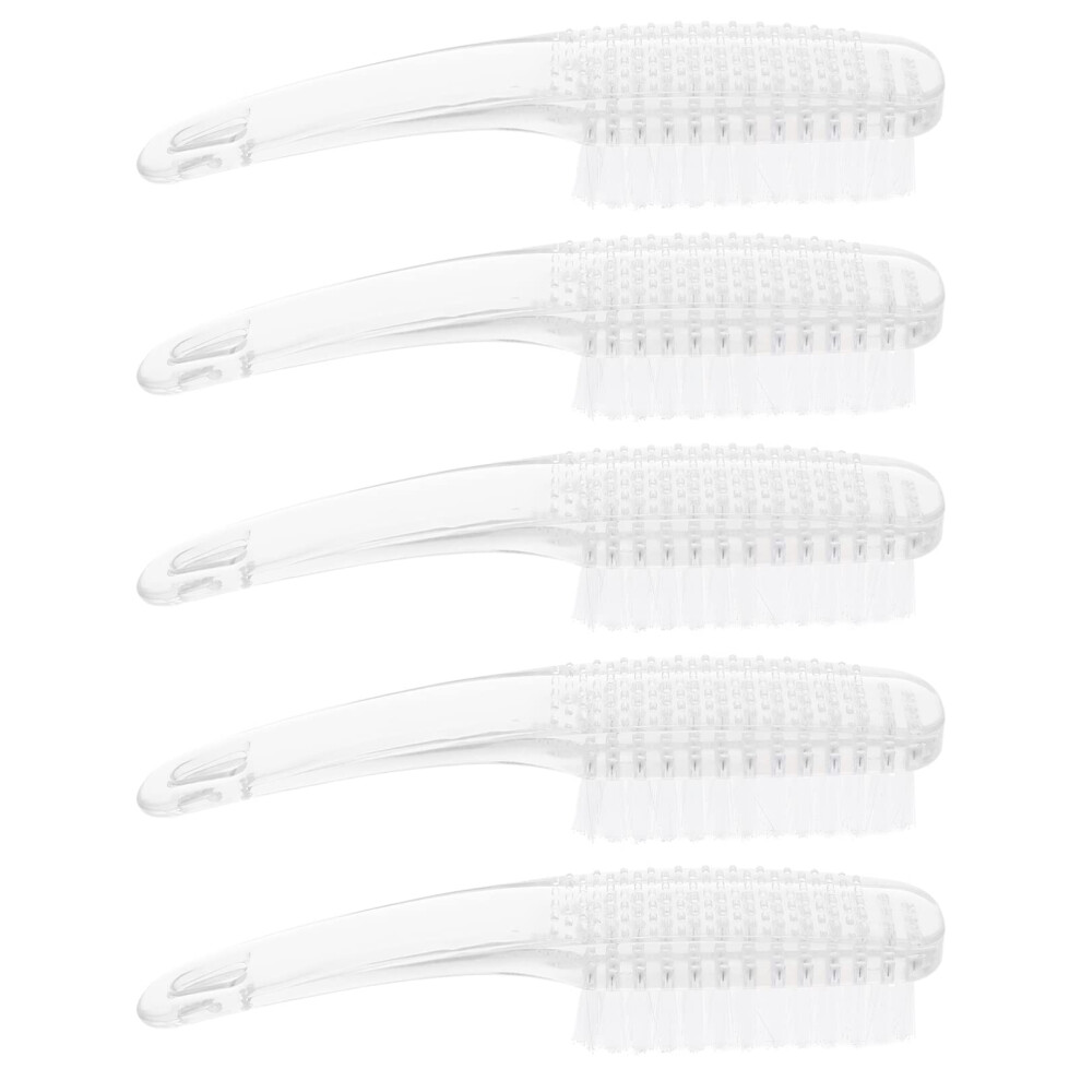 Nail Dust Brush Set for Manicure and Pedicure Soft Bristle Cleaning Tools Quick Dust Removal 5pcs