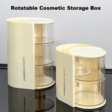 SUSUchens Organizer per accessori per capelli, porta pennelli per trucco, girevole a 360 gradi, grande capacità, piccolo portagioie, organizer da